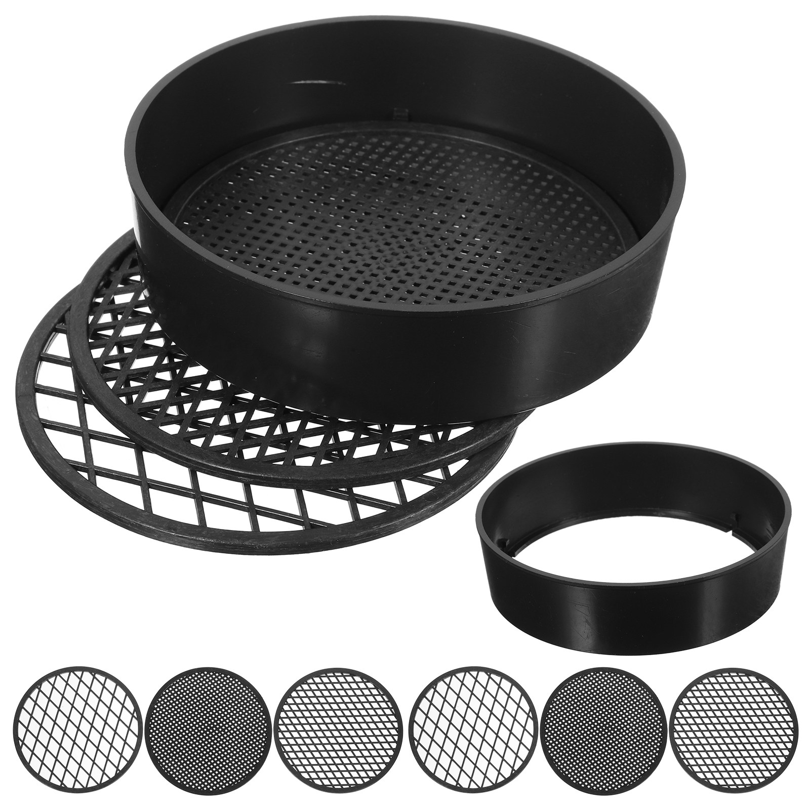 Garden Sieve Soil - Juego de 3 Tamices Manuales de