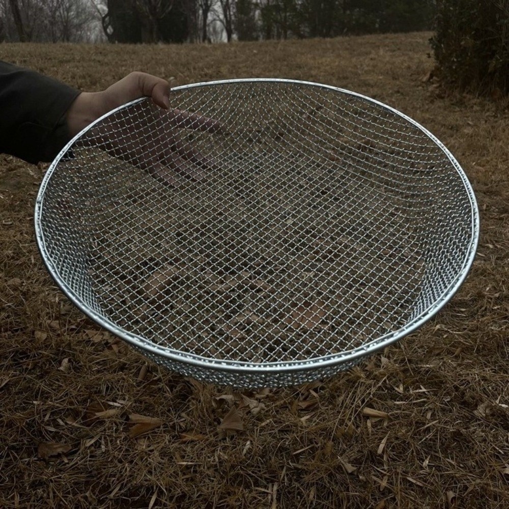 Garden Sieve Soil - Cesta de malla para tamizar tierra