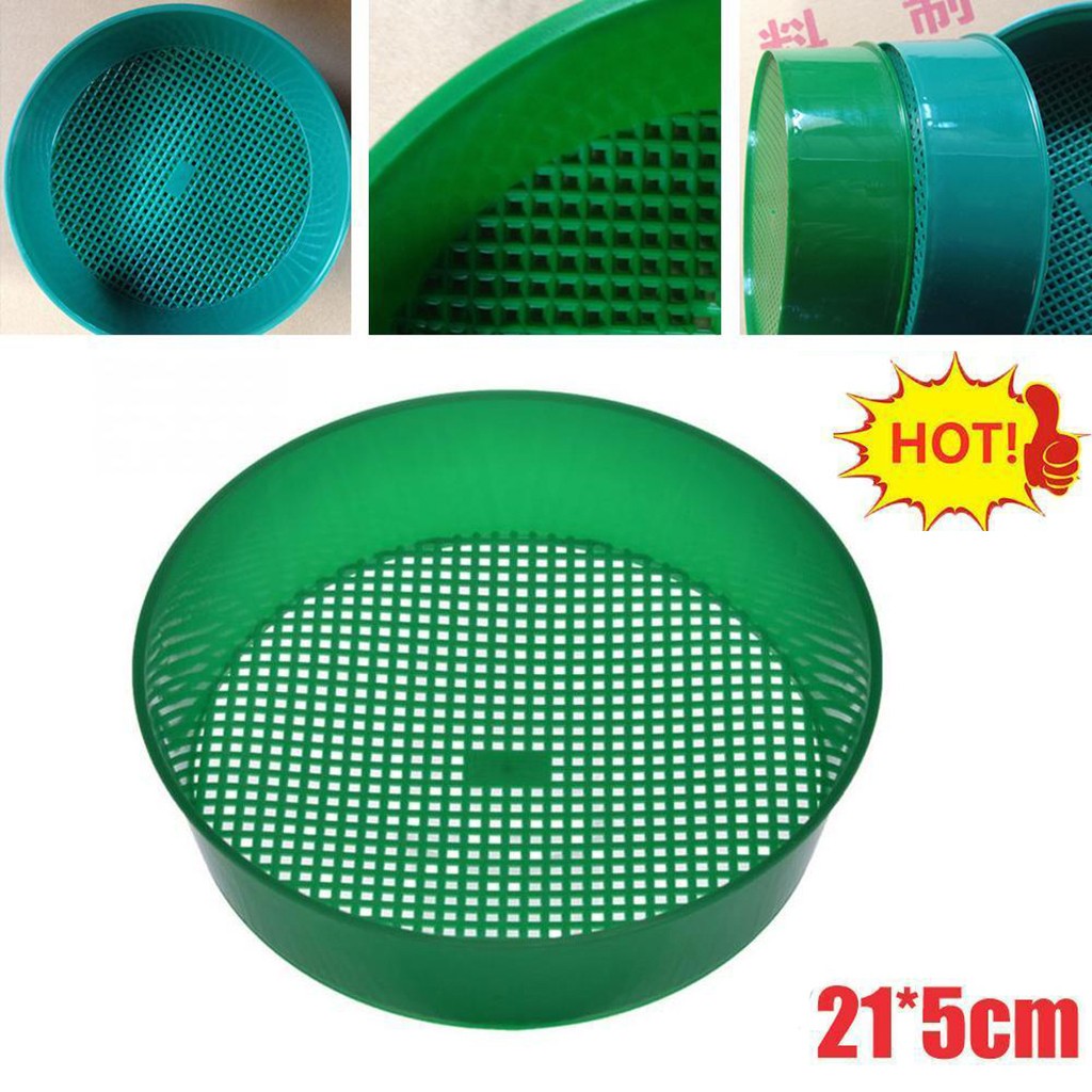 Garden Sieve Soil - Tamiz de plástico para jardín, herramienta