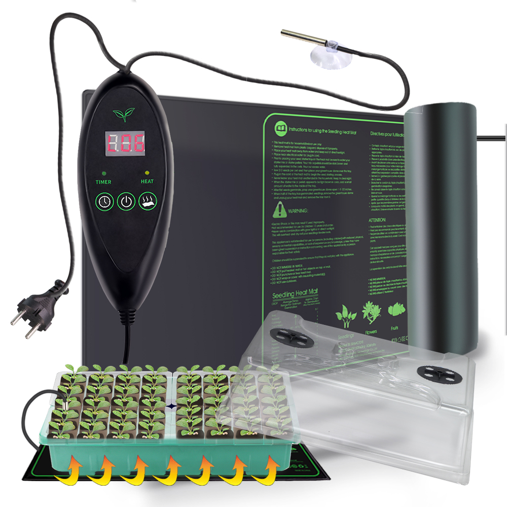 Gardening Tools Kit - Caja de plántulas cálidas, esteras calefactoras,