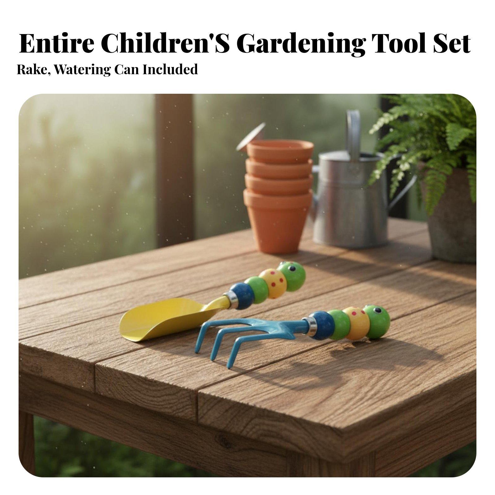 Gardening Tools For Young Children - Juego de 3 Herramientas de Jardinería