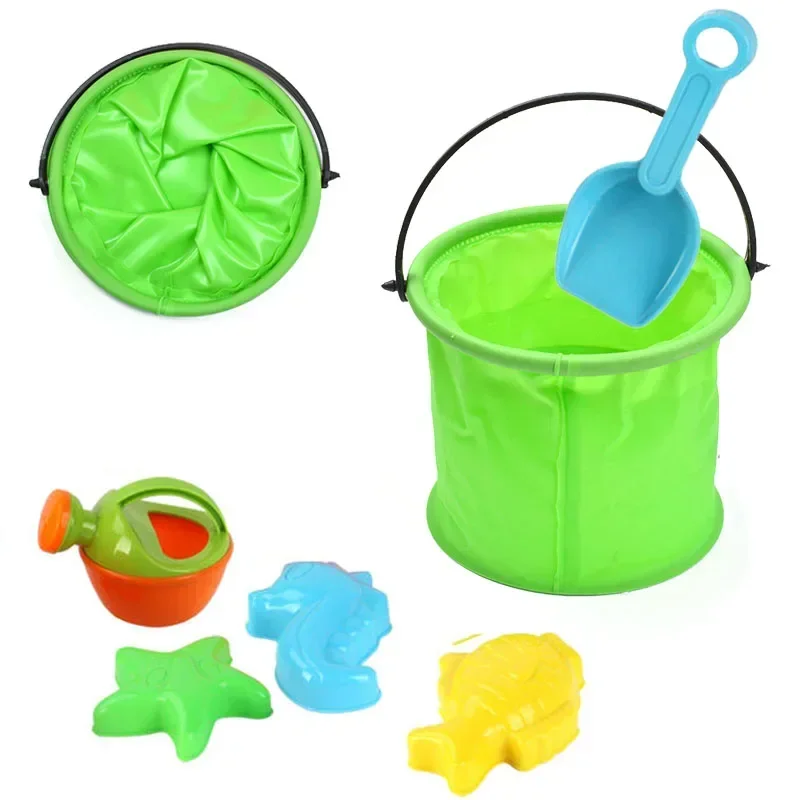 Cubo de Playa Plegable para Ni - Gardening Tools Kids reseña y precio