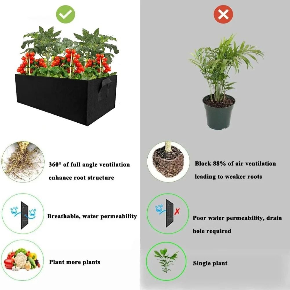 Bolsa de Cultivo de Fieltro de - Gardening Tools Quality reseña y precio