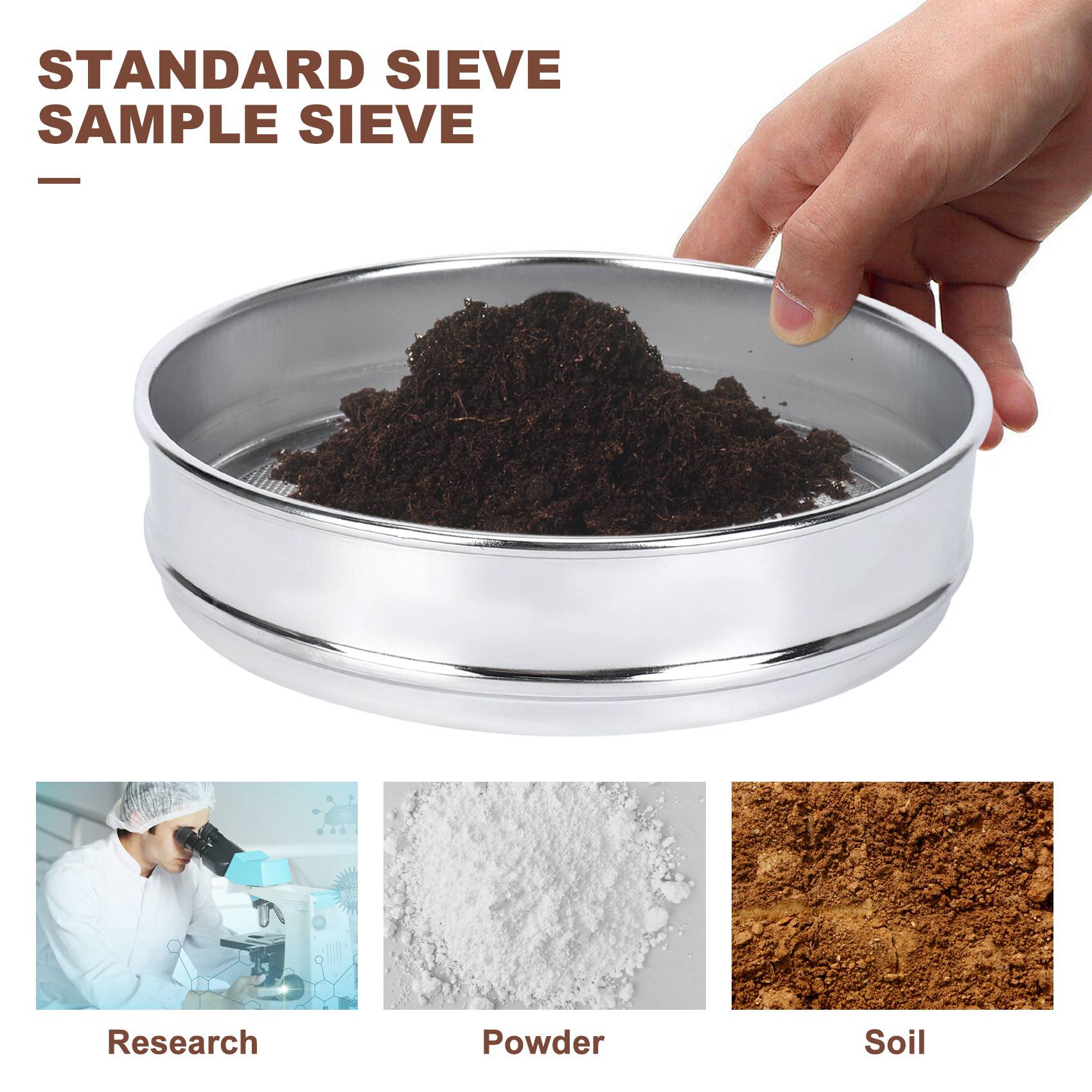 Tamiz de jardín de alta resist - Garden Sieve Soil reseña y precio