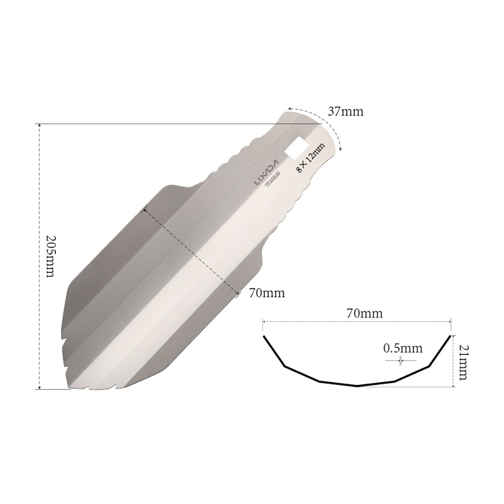 Pala de mano de titanio Lixada - Garden Hand Trowel reseña y precio