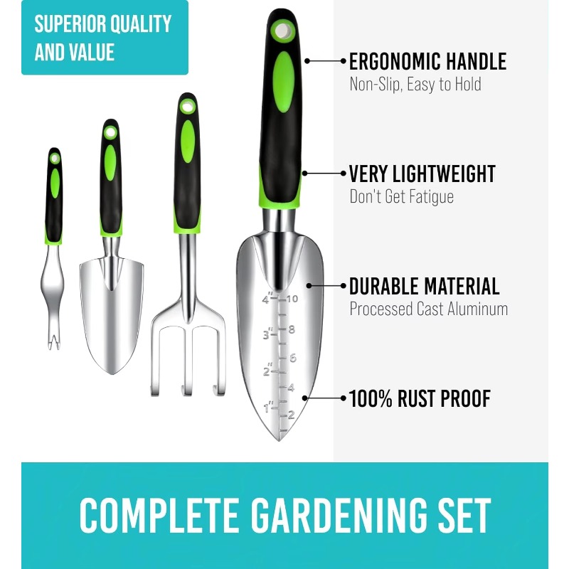 Juego de 9 Herramientas de Jar - Gardening Tools Kit reseña y precio