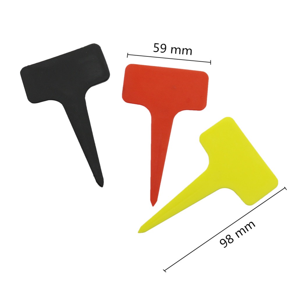 Etiquetas de plástico tipo T p - Garden Label Marker reseña y precio