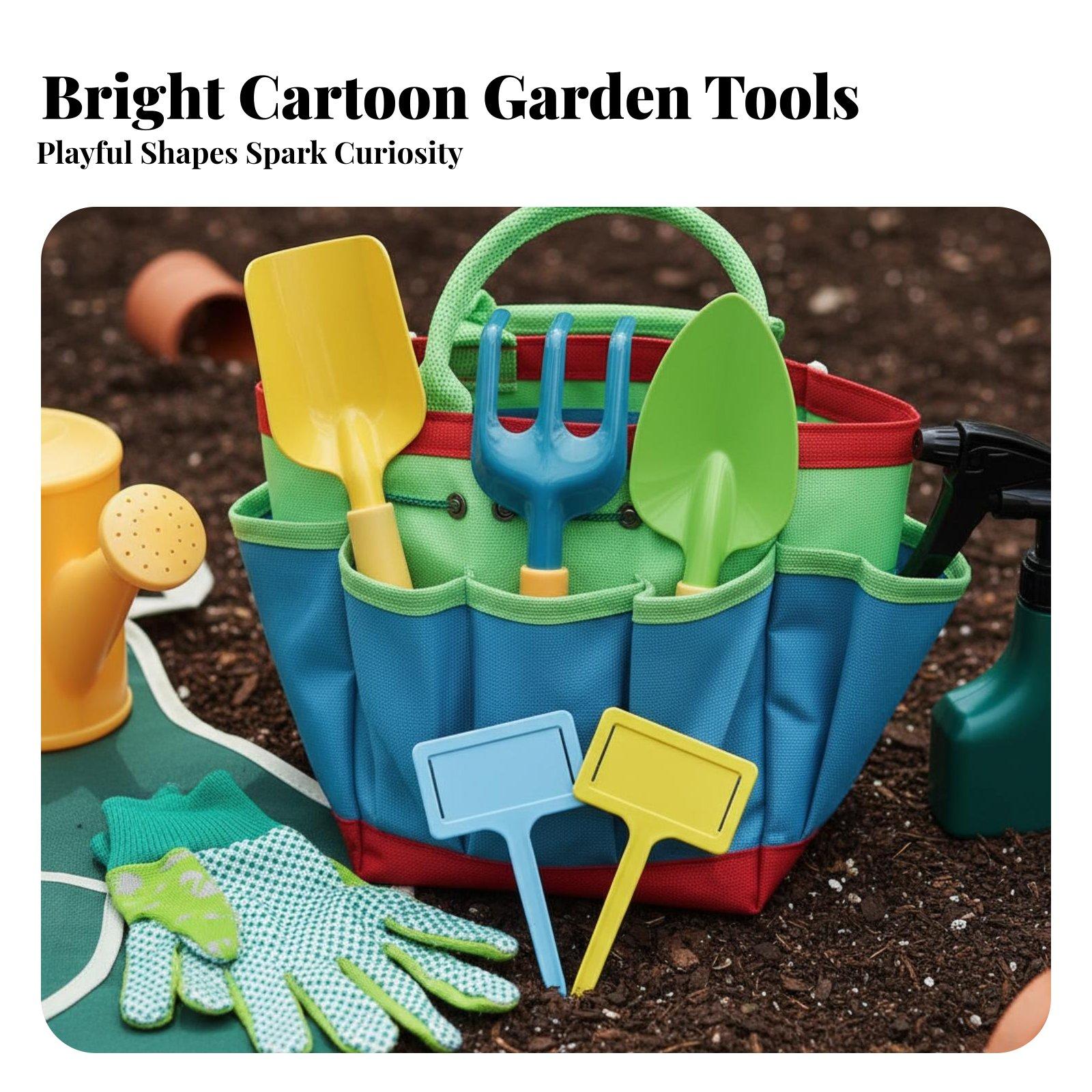 Juego de 10 Herramientas de Ja - Gardening Tools For Young Children reseña y precio