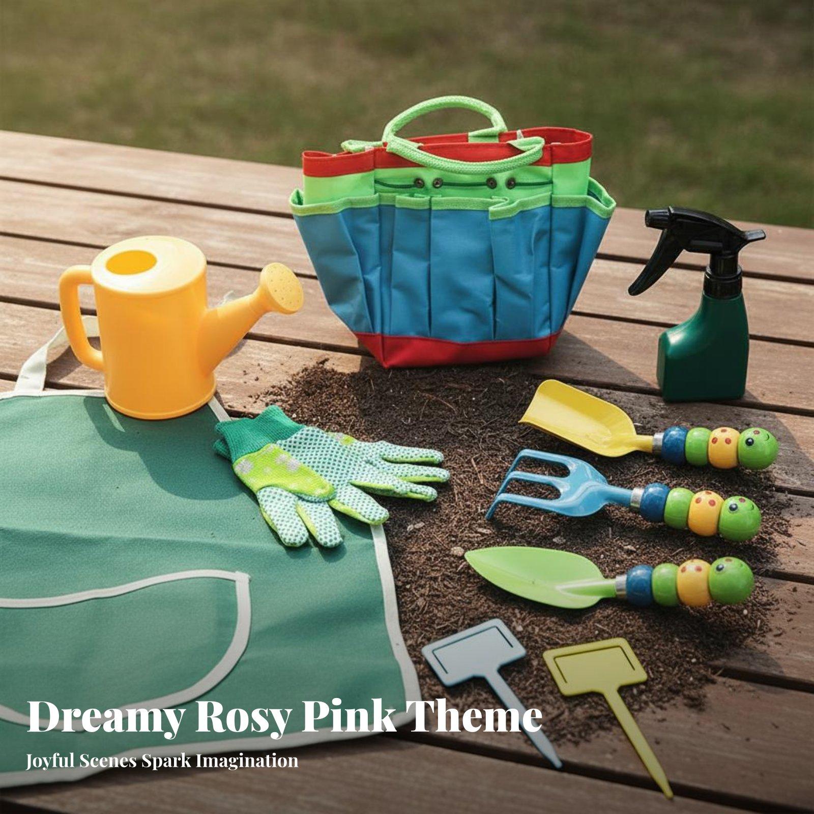 Juego de 10 Herramientas de Ja - Gardening Tools For Young Children reseña y precio