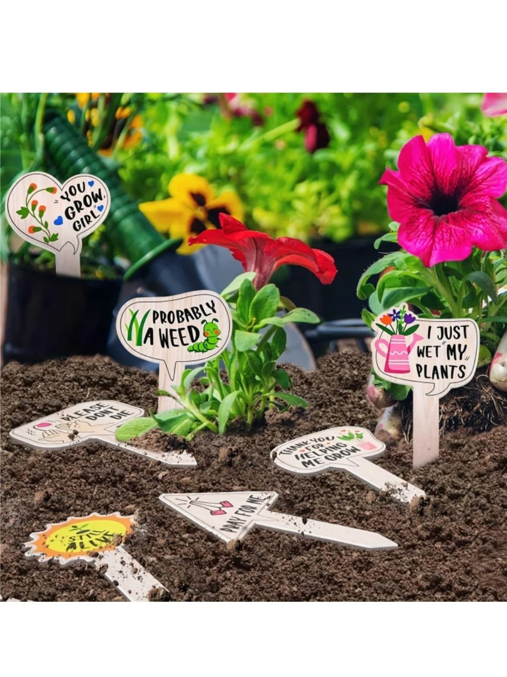 5/10 Uds etiquetas de plantas  - Garden Label Marker reseña y precio