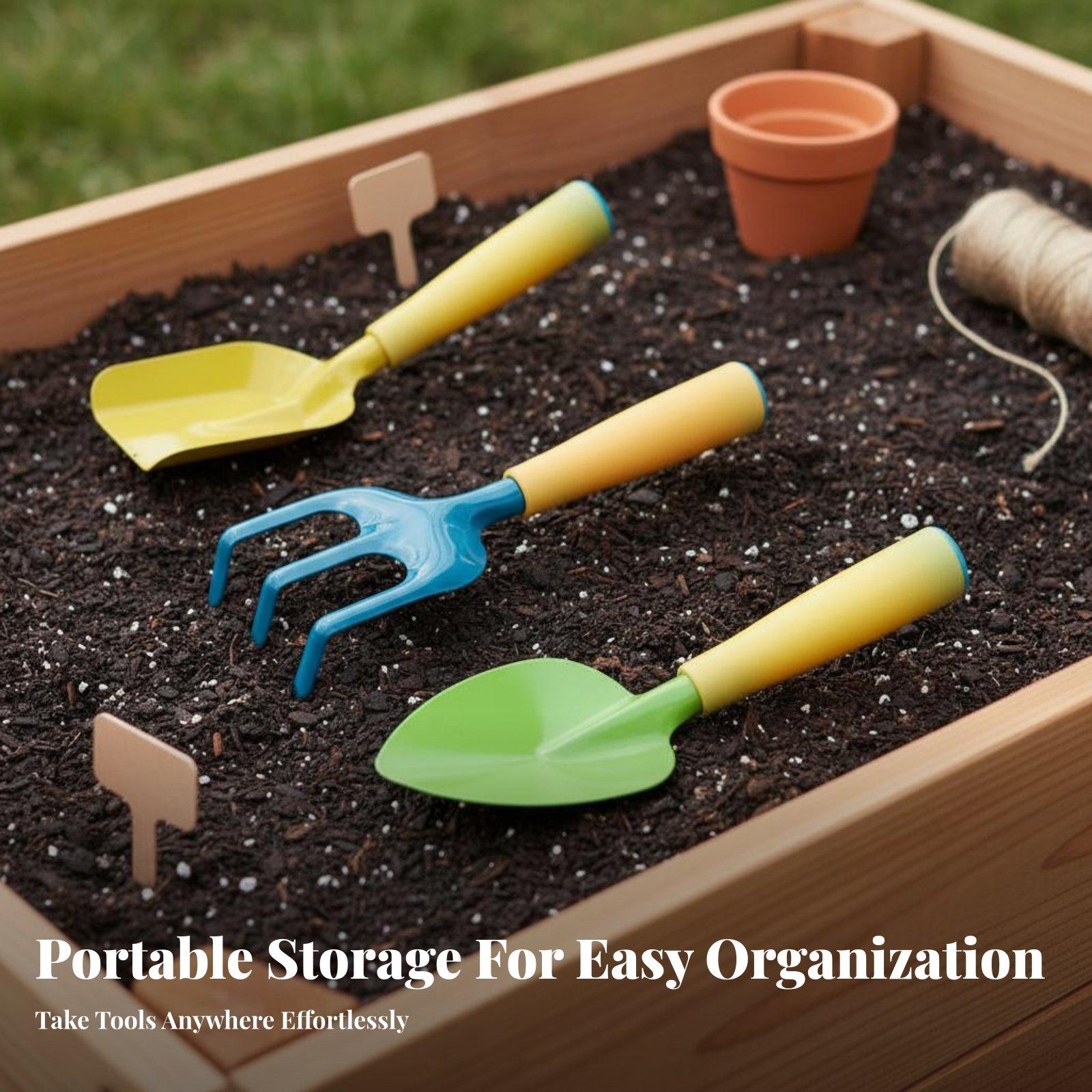 Juego de 3 Herramientas de Jar - Gardening Tools For Young Children reseña y precio